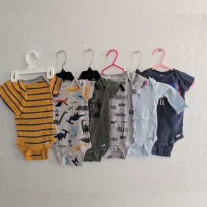Gerber Assorted Kids Onesies 6 Pieces